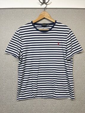 L Polo Ralph Lauren Striped Custom Slim Fit Tee